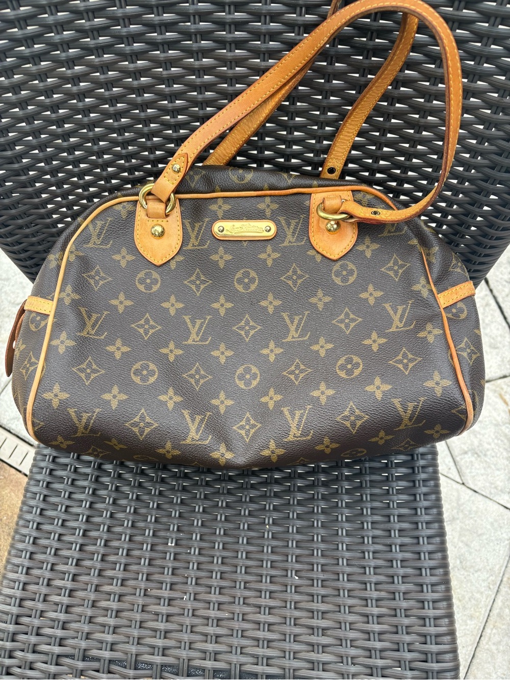 Louis Vuitton Brown Monogram Handbag